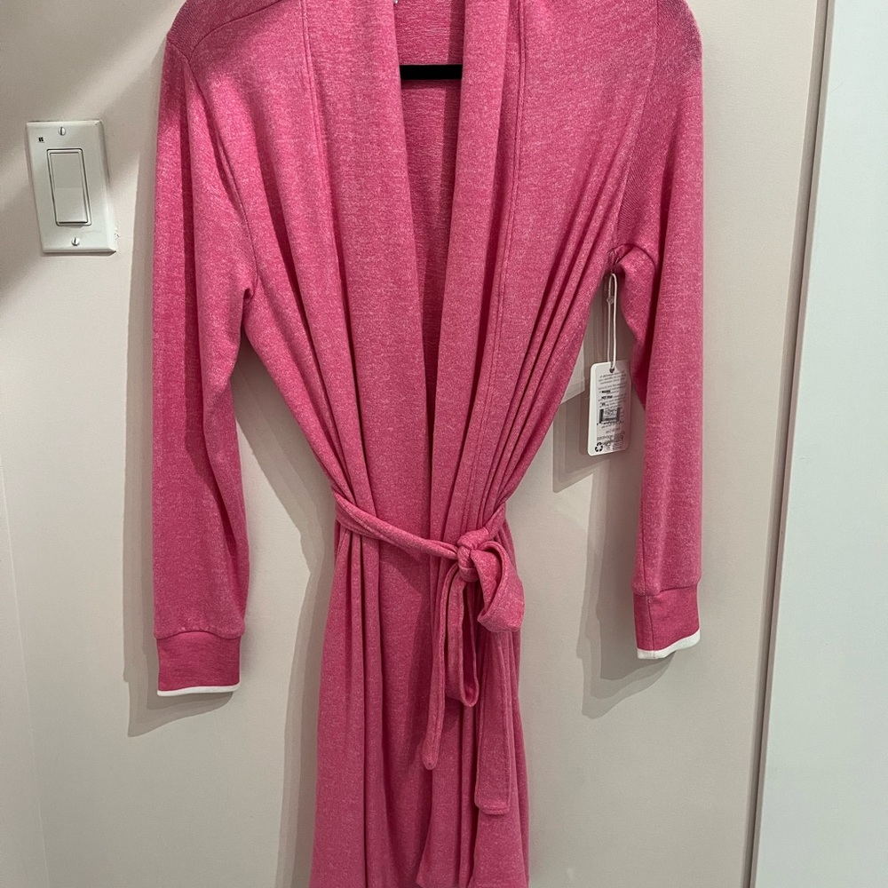 PJ Salvage Hot Pink Cozy Robe Intimates & Sleepwear